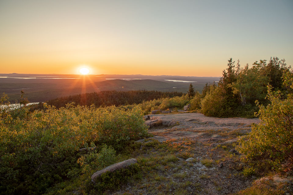 Sunset on Cadilac Mountain